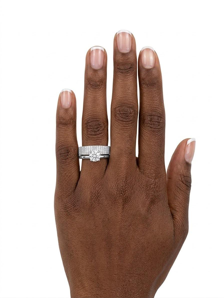 925 Radiant Channel Wedding Band thumbnail