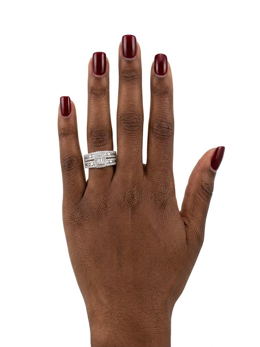 925 Vintage Milgrain Wedding Band thumbnail