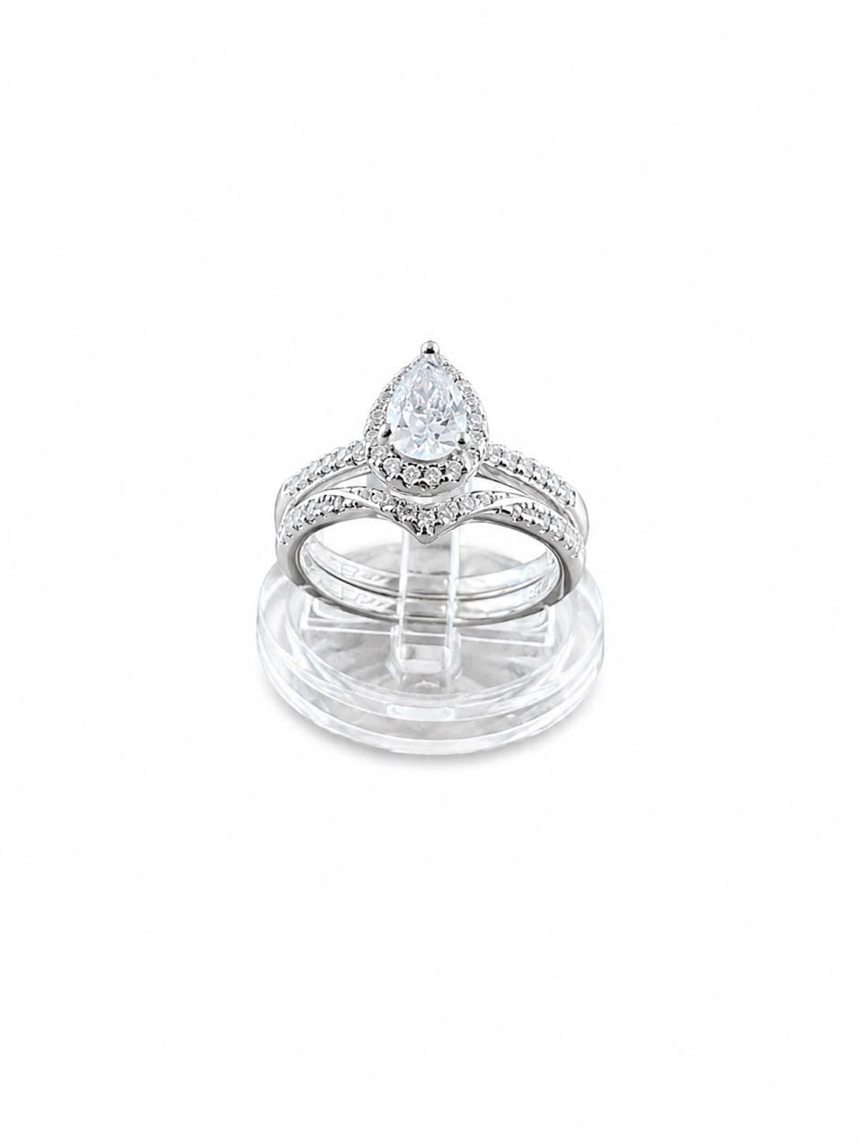 925 Regal Droplet Wedding Band