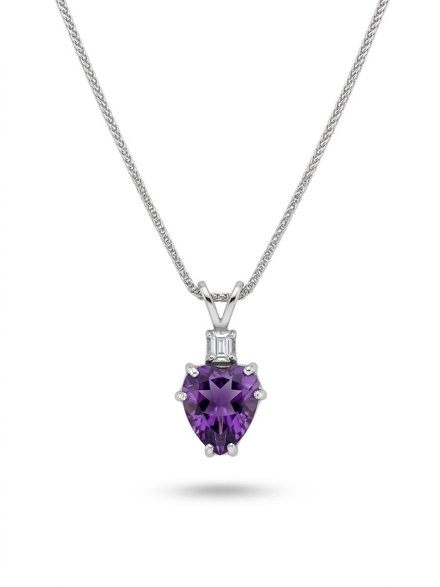 925 Regal Heart Neck Chain and Pendant