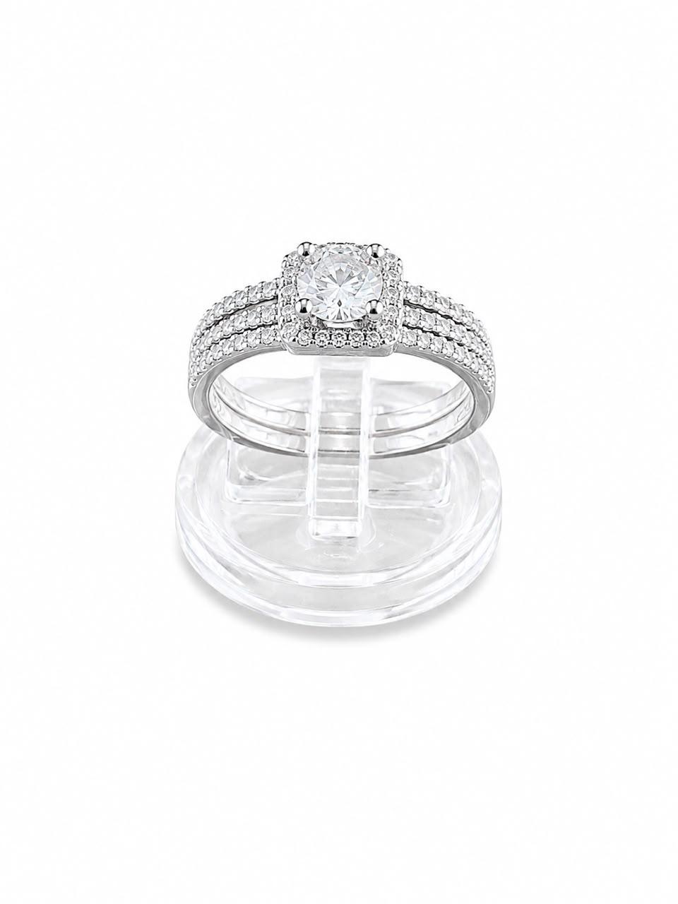 925 Eternity-Halo Wedding Band
